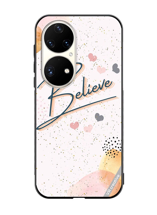 VR CREATIVE Protective Case Cover For Huawei P50 Pro Belive Design Multicolour - Image 1