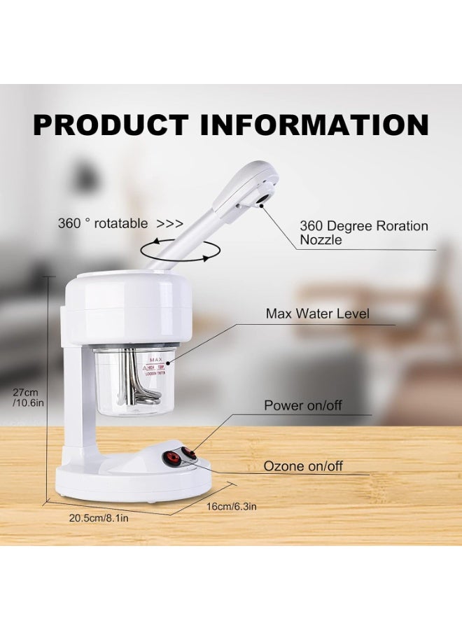 هوم جولد جهاز بخار الوجه الصغير من  هوم جولد للصالونات والسبا،  بالأوزون للتنظيف العميق، ، جهاز الاحترافي للساونا، جهاز تبخير الوجه للصالونات - Image 3