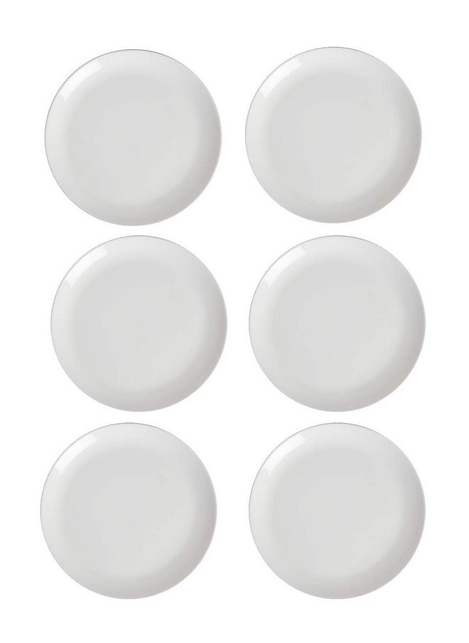 Luminarc Luminarc Opalware Diwali Dinner Plate, 27 cm, White, 6 Piece  - Image 3