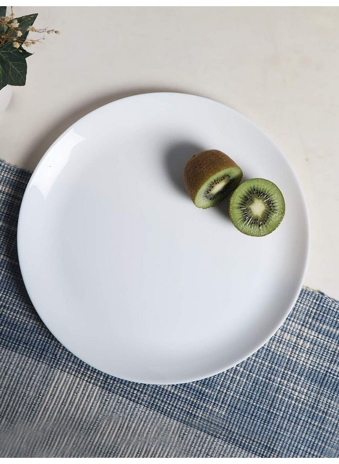 Luminarc Luminarc Opalware Diwali Dinner Plate, 27 cm, White, 6 Piece  - Image 2