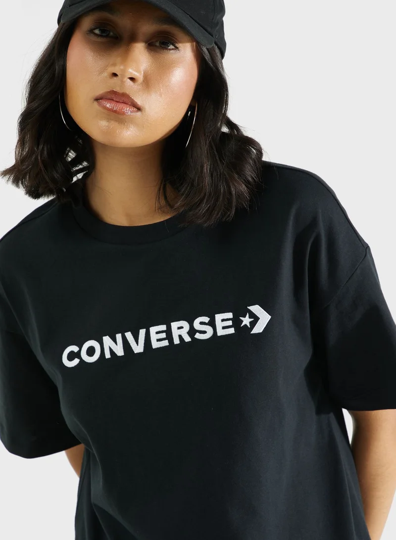 CONVERSE Over Sized Wordmark T-Shirt