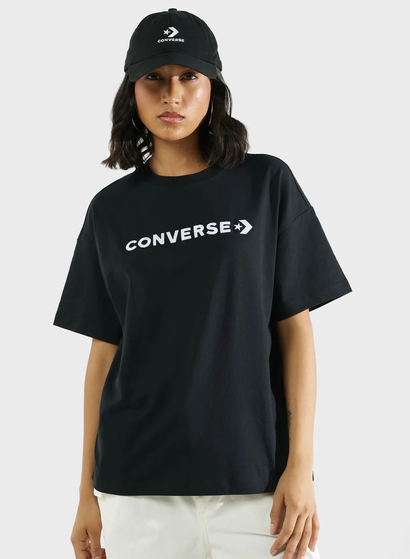 CONVERSE Over Sized Wordmark T-Shirt
