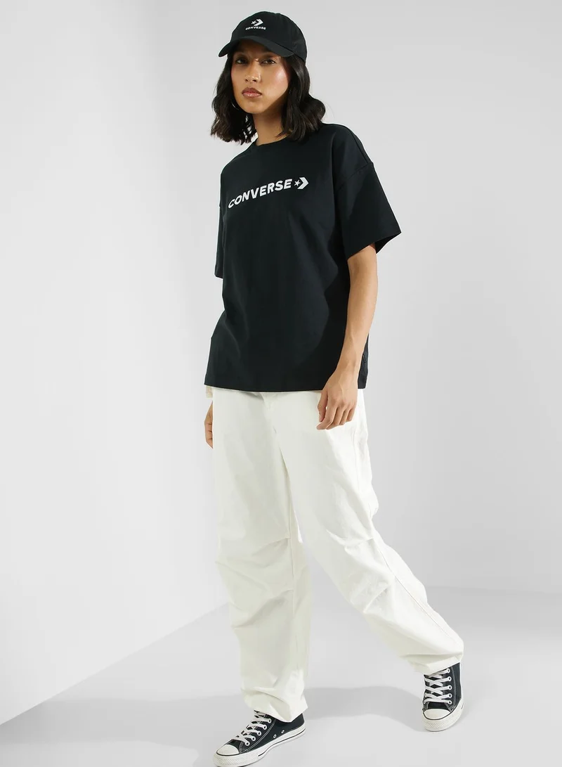 CONVERSE Over Sized Wordmark T-Shirt