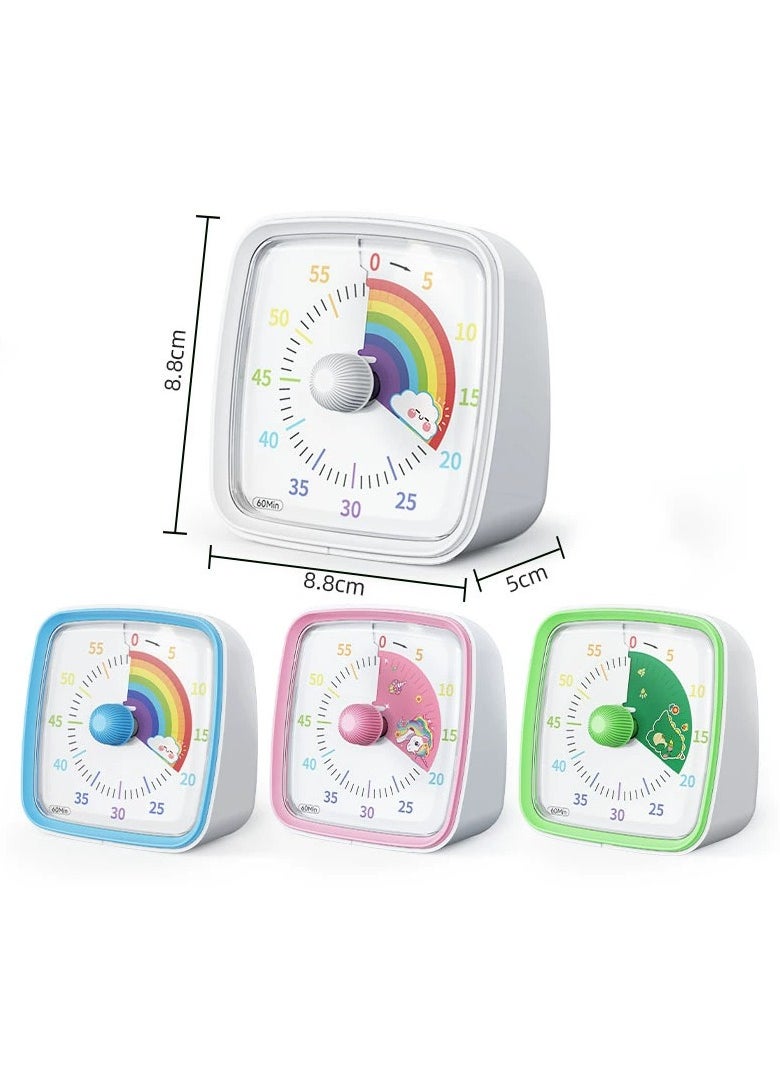 Generic - Timer 60 Minutes Visual Timer Desk Countdown Clock for Kids and Adults, Kitchen Timer Cooking Pomodoro Technique Timer Productivity, Time Management Tool for Teaching Classroom - Image 1