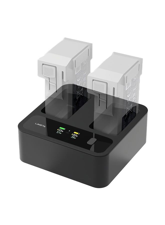 iSDT MC234AC Drone Battery Charger for DJI Mini 3/4/4 Pro, 72W Dual - Port Fast Charging, 36W + 36W Parallel Charge, App Control, Built - in GaN & Quiet Fan, USB - C Output - Image 1