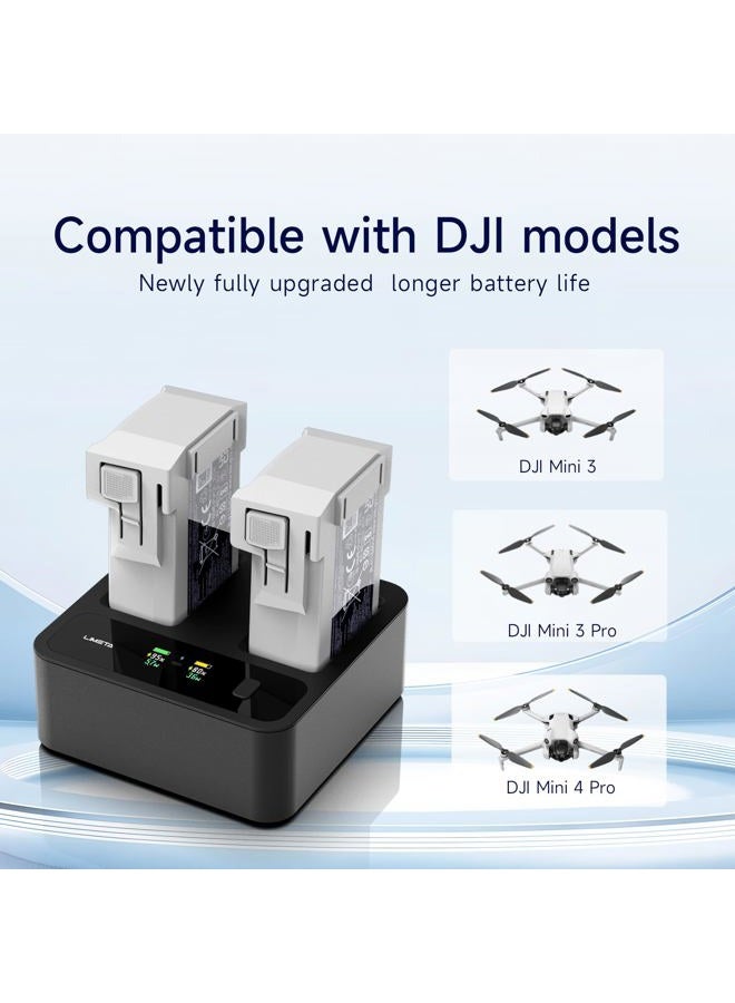 iSDT MC234AC Drone Battery Charger for DJI Mini 3/4/4 Pro, 72W Dual - Port Fast Charging, 36W + 36W Parallel Charge, App Control, Built - in GaN & Quiet Fan, USB - C Output - Image 2