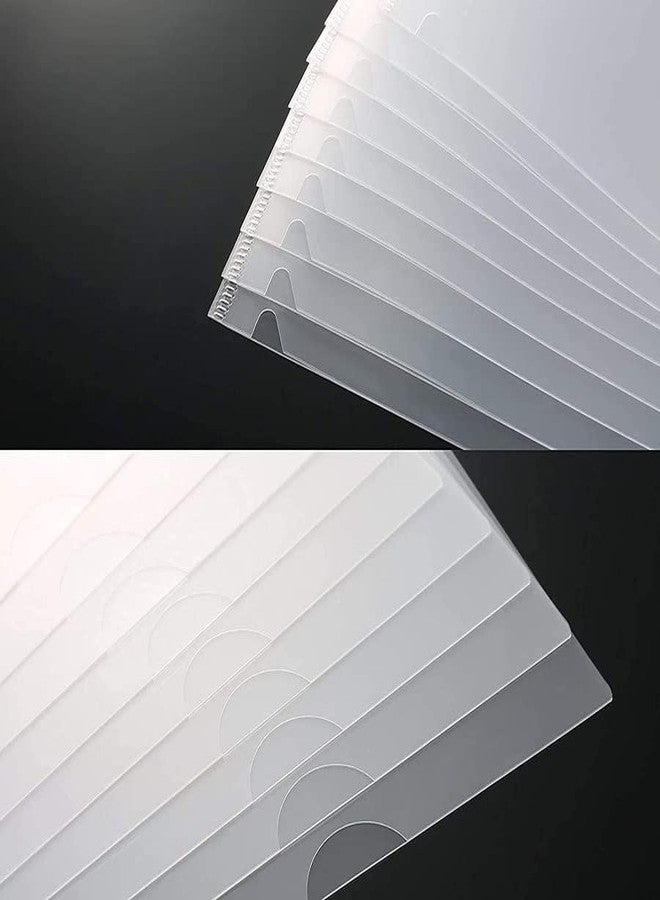 CAMPIO Pack of 100 L-Type Transparent A4 Size Document Sleeve Project Document Holder Plastic Folder for Document Paper Certificate - 100 Pieces for Multipurpose Use - Image 3