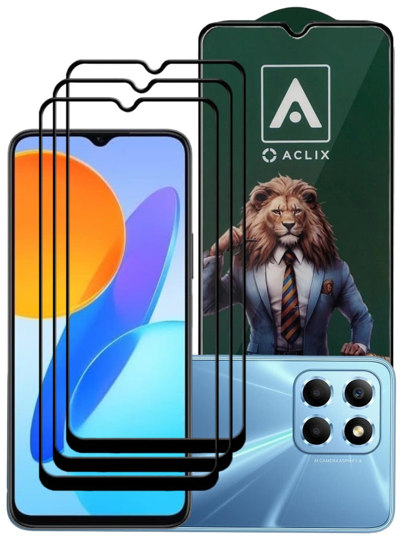 ACLIX 3 Pieces Antistatic ESD Dustproof Premium Quality High Definition Tempered Glass Screen Protector Designed For Honor X6 - Image 1