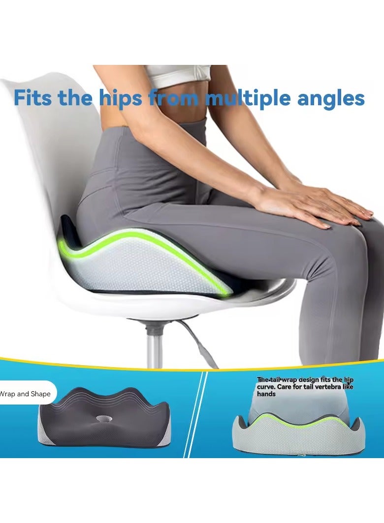 Loquat Medical Memory Foam Seat Cushion For Lower Back And Spine Support And Spine And Relieve Hemorrhoid Pain - Image 5