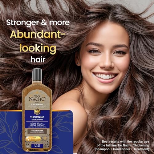 Tio Nacho Thickening Shampoo for Thinning Hair for Women & Men with Royal Jelly & Nettle Extract – Volumizing Hair Loss Shampoo for Fine Hair, Paraben Free, 14 fl oz (3 Pack) - Image 3