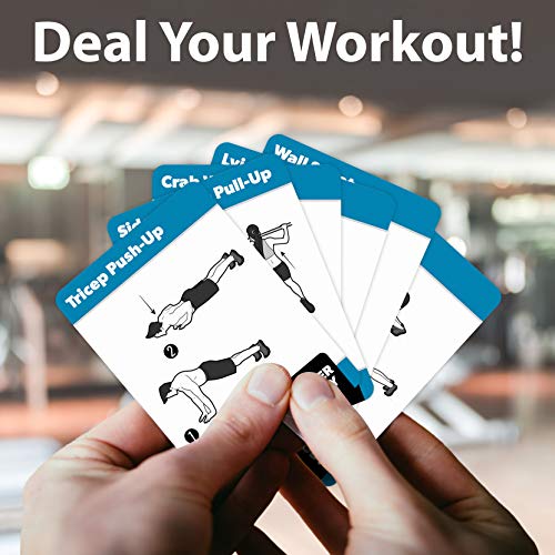 Palace Learning 4 Pack - Exercise Cards - Dumbbell, Bodyweight & Yoga Poses Volume 1 & 2 - Fitness Workout Playing Cards - Image 3