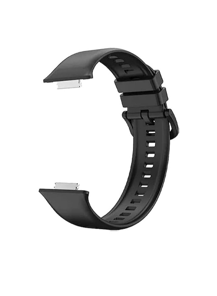 Solid Color Silicone Strap Compatible with Huawei Watch Fit 2 - Image 2