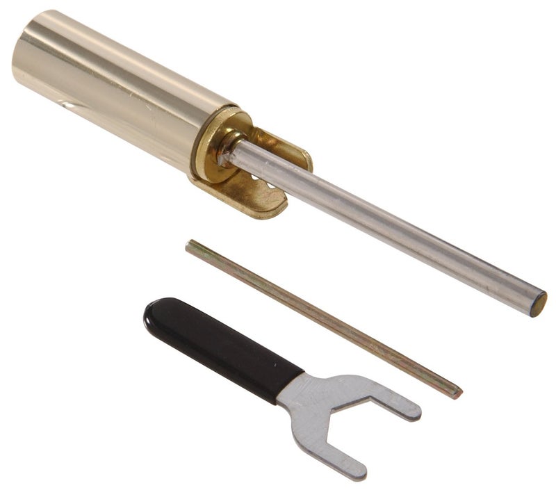 Hardware Essentials 852622 Hardware Essentials Satin Brass Hinge Pin Door Closer - Image 1