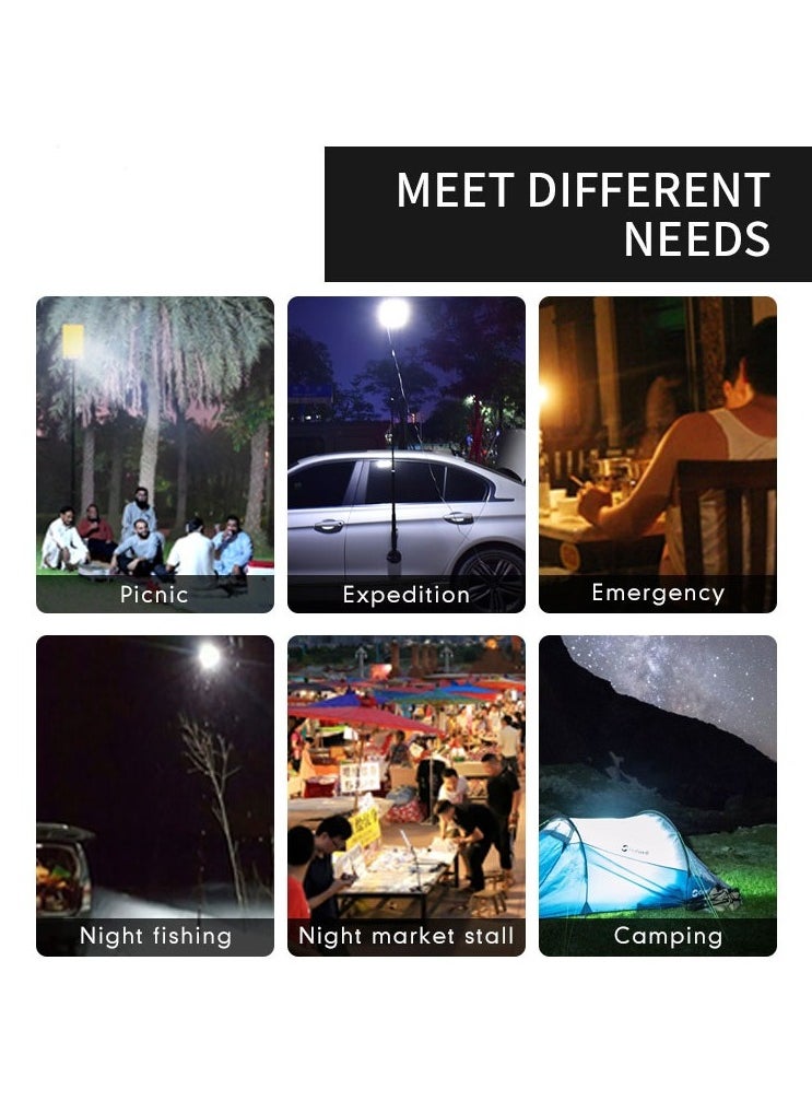 ELTRAZONE DC 12V BBQ Night Party Lighting – Dual Color White & Yellow LED Outdoor Portable Telescopic Rod Camping Light – Waterproof, Adjustable Brightness for Barbecue, Camping, Garden Parties, and Outdoor Events - Image 5