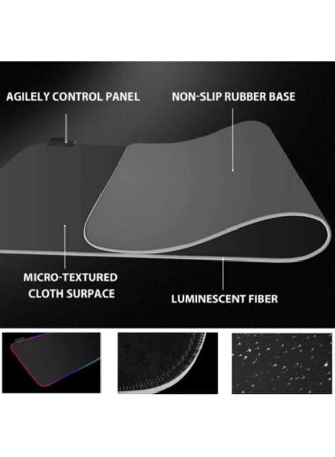 Gaming Mousepad Small full black dot 180x220x1.3mm - Image 3
