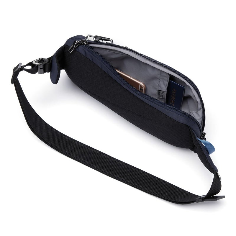Pacsafe Vibe 150 2.5 Liter Anti Theft Crossbody Pack - Lockable Zippers, RFID Safe - Image 4