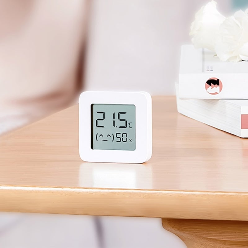 شاومي ميزان حرارة رقمي: قطعتان - شاشة رقمية LCD بقياس 1.5 بوصة - مستشعر ذكي دقيق من Sensirion السويسرية لميزان حرارة مراقبة منزلية للأطفال - Image 4