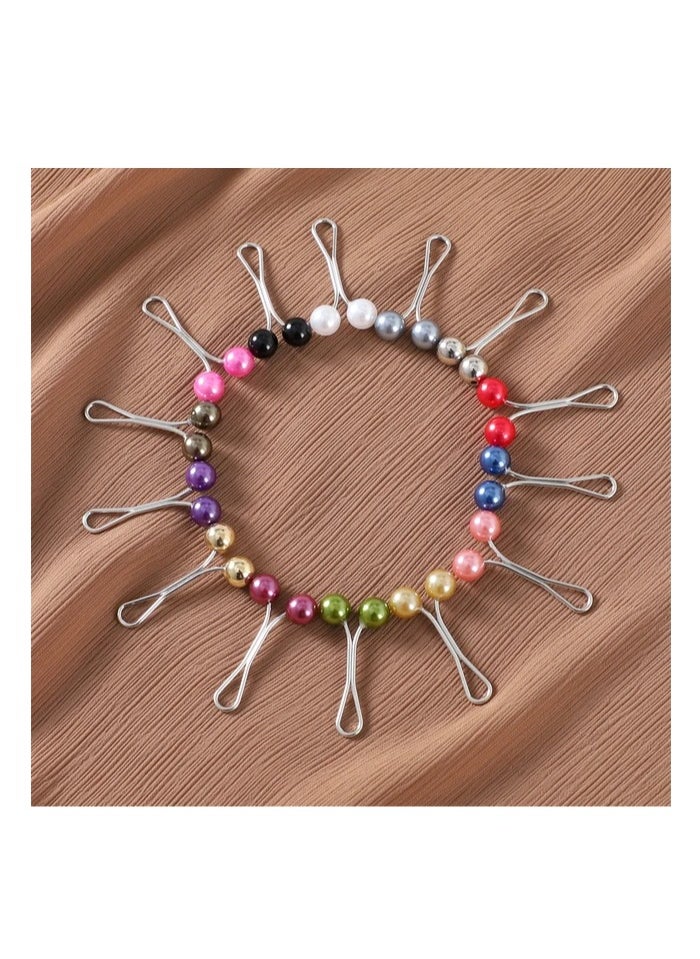 Generic - Set of twelve Hijab scarf women Turkish style clip pins - Image 1