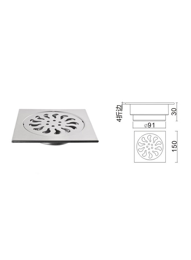fashionhome Floor Drain Garage Cover Silver - Image 2