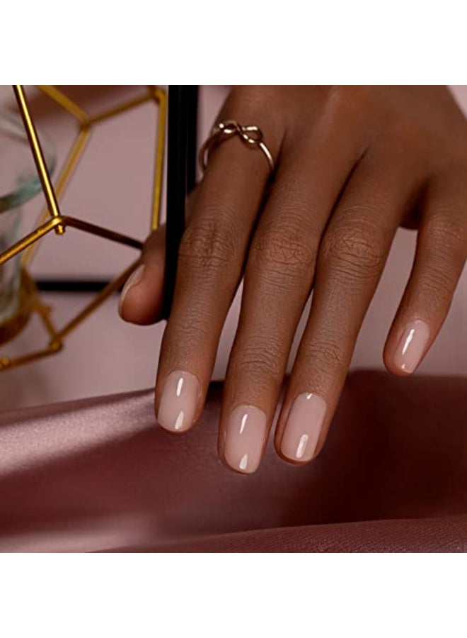 RARJSM Apricot Nude Gel Nail PolishNeutral Sheer Cream Nude GelPolish LED UV Curing Requires Soak Off Clear Pink Jelly French Manicure Nail Gel Polish 1pcs Single Bottle 15ml for Home Salon DIY - Image 4