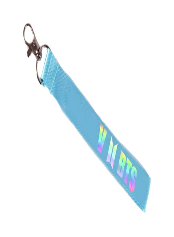 NIBEMINENT BTS Keychain Blue/Silver 