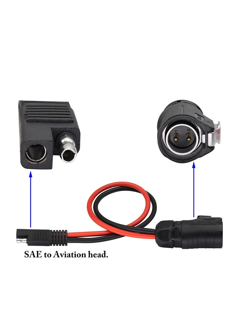 Captaintech 10AWG high current SAE connector and 2 Pin Power Industrial Circular Connector for Solar RVs industry - Image 3