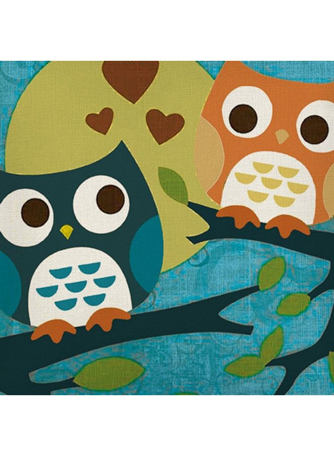 نيبمينينت غطاء وسادة من القطن مزين بطبعة متعدد الألوان 25x25سم - Image 2