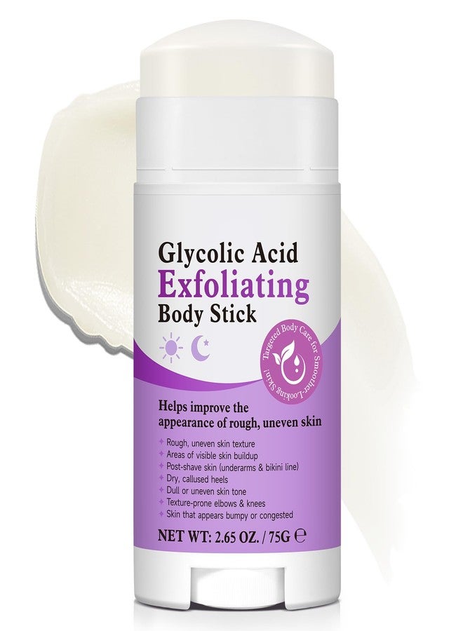 Moulis Glycolic Acid Stick, Glycolic Acid Exfoliating Body Stick for Deep Exfoliation for Rough, Bumpy Skin, Targets KP & Ingrown Hairs, Suitable For All Skin Types (2.65 Ounce (Pack of 1)) - Image 1