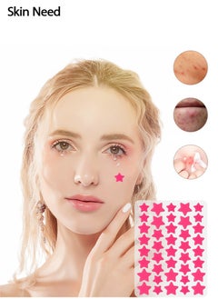 Skin Need Cute Star Face Stickers – Colorful Decorative Facial Patches for Cheeks & Forehead, Waterproof Skin-Friendly Makeup Stickers for Selfies and Parties  - Image 1