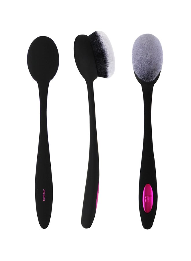REAL TECHNIQUES Blend And Blur Contour Brush Black/White - Image 2