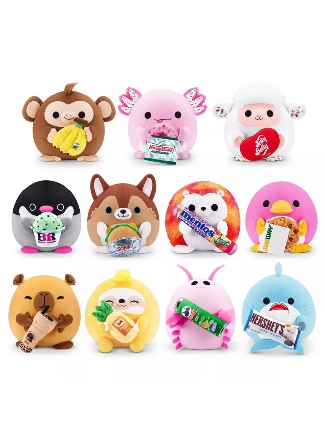 SNACKLES سلسلة سناكليس 2 ساندي الكسلان مع دمية الأناناس دول (20.32 سم) - Image 3