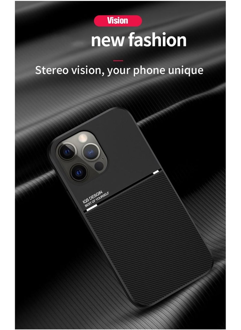 Color Fans - Cover for iPhone 13 Pro Max 6.7 inch Magnetic Case Moire Black - Image 1