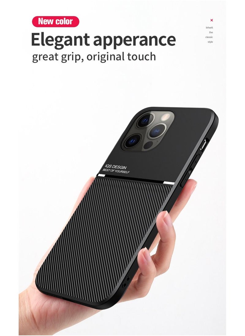 Color Fans - Cover for iPhone 13 Pro Max 6.7 inch Magnetic Case Moire Black - Image 1