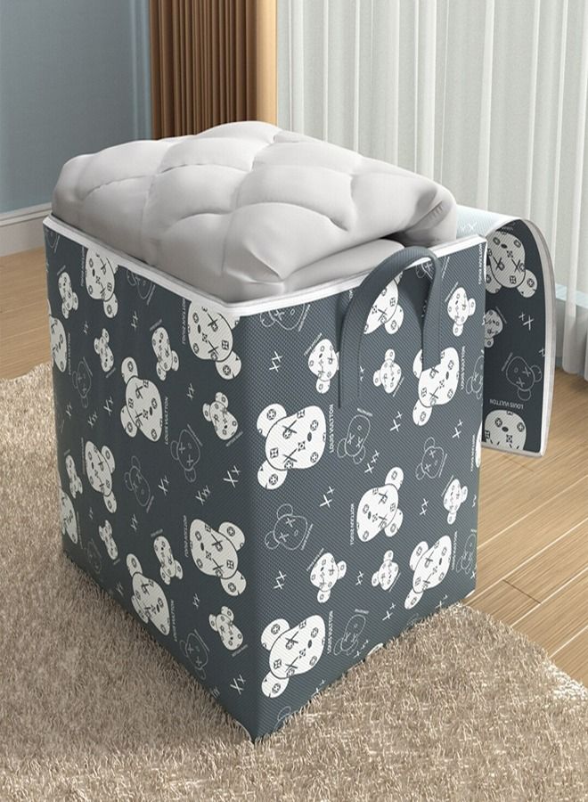 fashionhome Large Capacity Non Woven  Foldable Waterproof Clothes Wardrobe Storage Bag - Image 1
