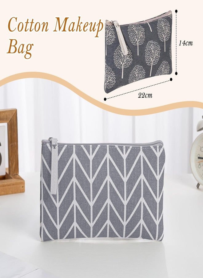 TecoKart® 2 Pcs Makeup Pouch Bag | Stylish Travel Pouches for Women | Multipurpose Cosmetic Organizer Bag for Makeup, Toiletries & Daily Essentials - Image 2