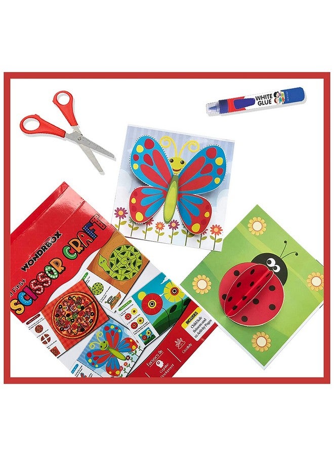 WONDRBOX Art & Craft Activity Kit - Practice Scissor Skills, Craft Kits & Supplies, 12 DIY Activities, Birthday Return Gifts for Toddlers, Girls & Boys Ages 3, 4, 5, 6, 7 Girls and Boys,Multicolor - Image 2