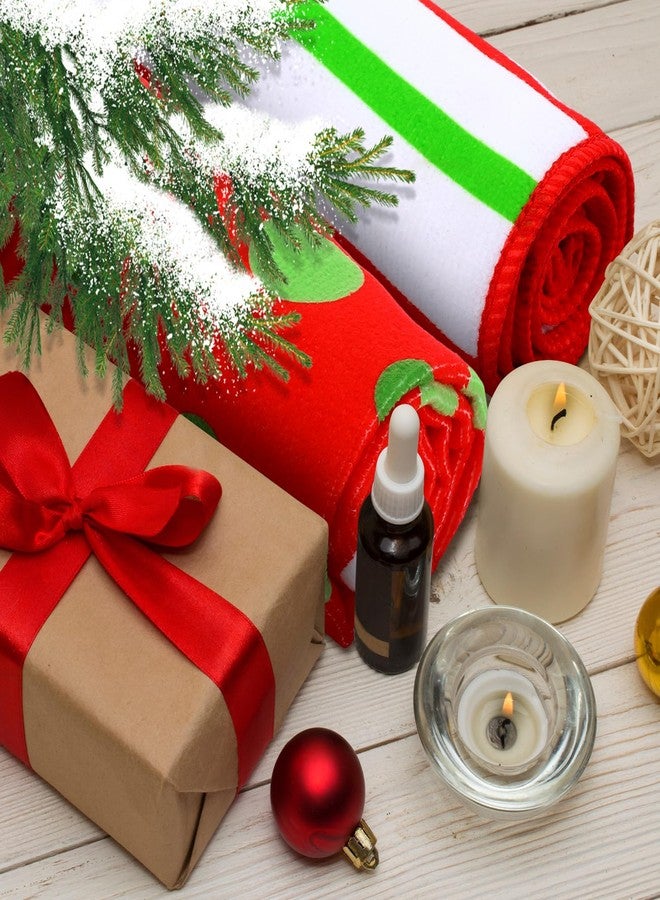 Macarrie منشفة يد ماكاري 6 قطع لعيد الميلاد، مناشف مطبخ لعيد الميلاد، ماصة، لتجفيف الحمام، ديكور عيد الميلاد، هدية تدفئة منزل لعيد الميلاد الاحتفالي - Image 4