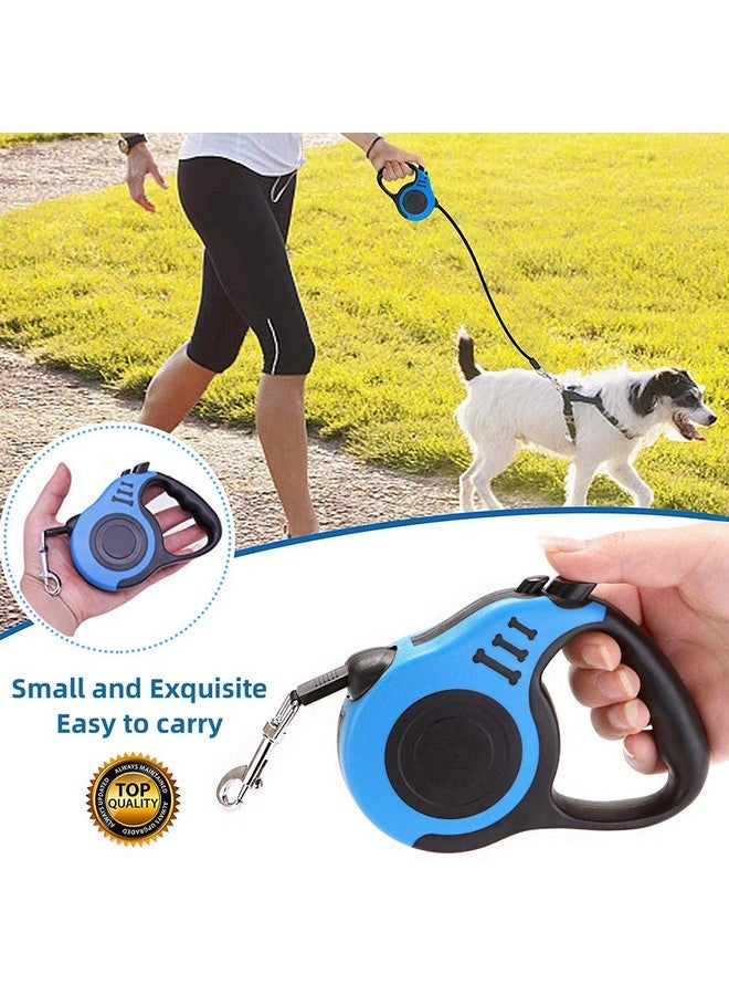 Gbivbe Retractable Dog Leash for Medium - Small Dogs and Cats 16.5FT Tangle Free, Heavy Duty Walking Leash with Anti Slip Handle, Pause and Lock Strong Nylon Tape, Store Dog Leash Retractable - Image 4