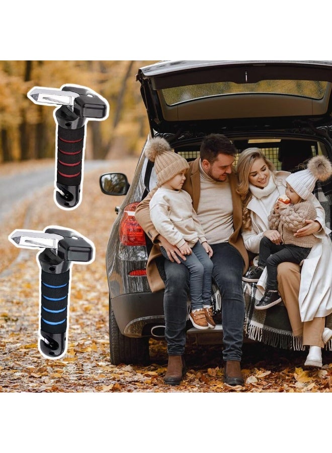 Bukela 2 Pcs Car Handle Cane Car Door Handle for Elderly, Upgrade Multifunctional Cars Handles Assist Support, Handles Door Latch for Seniors and Handicapped(Blue and Red) - Image 4