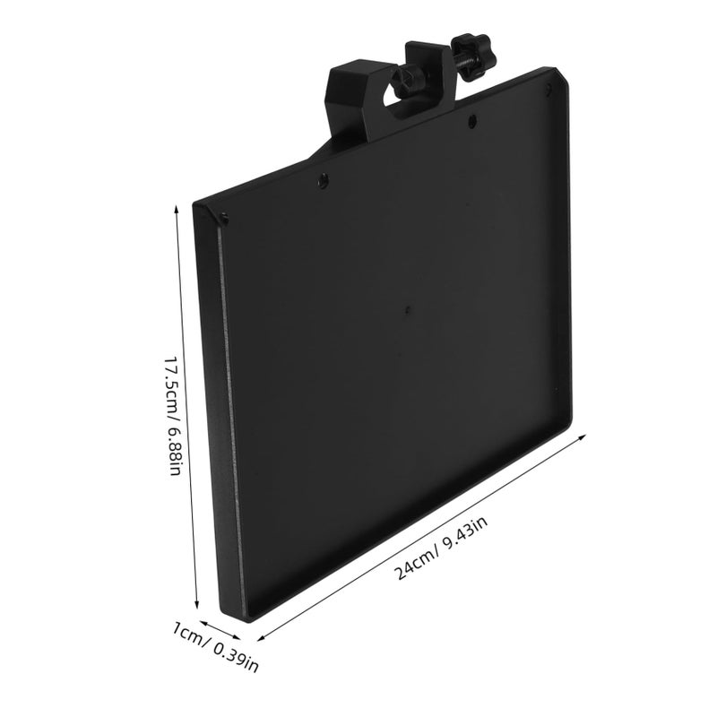 Adjustable Microphone Stand with Sound Card Holder and Display Tray for Live Streaming - Image 3