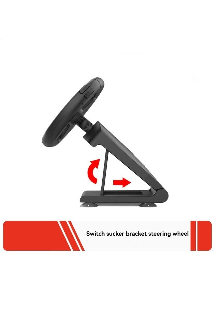 M MIAOYAN Switch Racing Steering Wheel Stand – JoyCon Grip Wheel Holder for NS Driving Games - Image 4