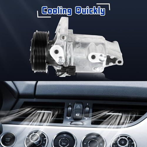 Kessocco 12V AC Compressor CO29099C CO 29099C 926001KC5A Air Conditioning Compressor Replacement for 2012-2014 Nissan Juke 1.6L, 2012-2019 Nissan Versa Note 1.6L, 2011 Nissan Versa 1.8L - Image 3