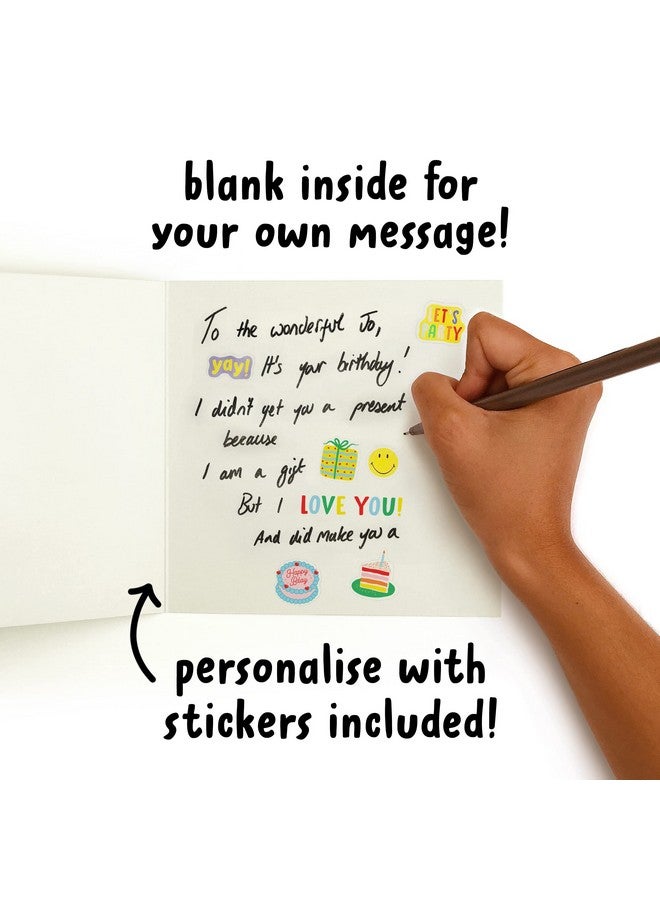 Central 23 Birthday Card For Brother Funny Brother Birthday Card For Him Gag Jokes Prank Comes With Fun Stickers - Image 3