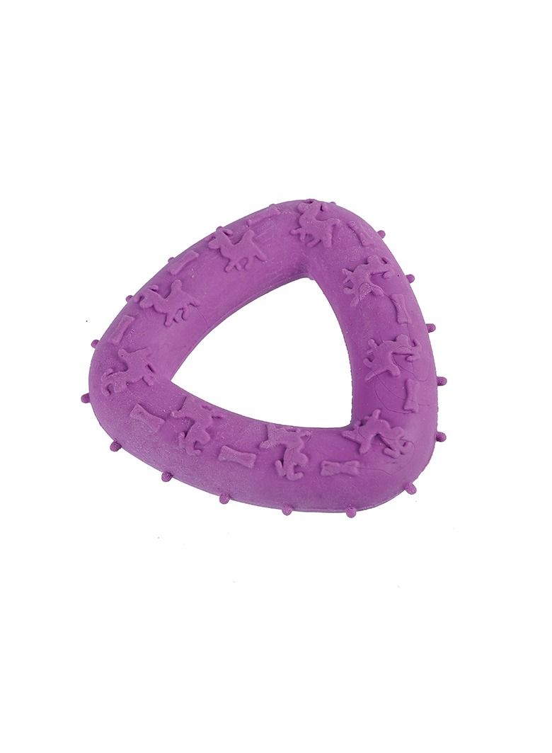 Pet Biting Toy Colorful Teeth Grinding Anti Biting Small Triangle Throwing Toy Ball * 6 - Image 4