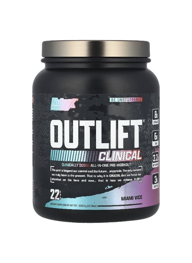 Nutrex Research Nutrex Research, Outlift® Clinical, Miami Vice, 22.18 oz (628.9 g)  - Image 1