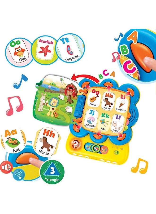 KiddoLab Words And Abc Learning For Toddlers 13 Years Old With Chapa The Lion Alphabet Book Interactive Sound Book With Melodies Fun Sounds & Light For Early Eduaction And Development  - Image 5