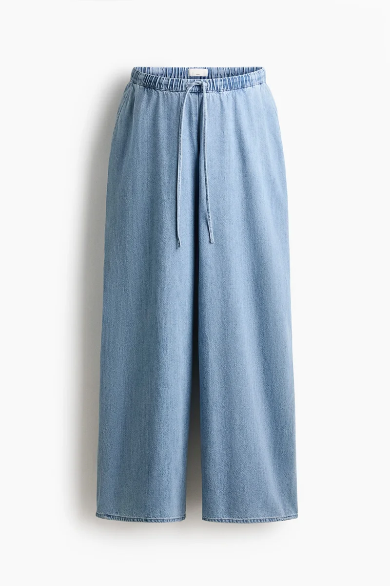 H&M  MAMA Denim drawstring trousers for Women | Best Price UAE