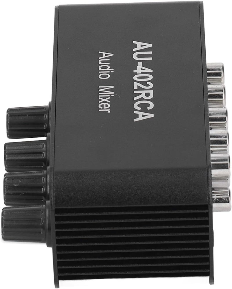 Audio Switcher 4 Way Stereo Sound Channel Splitter Selector Convenient Mini Exquisite Design for Home Entertainment - Image 3