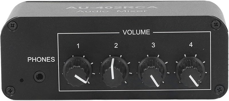 Audio Switcher 4 Way Stereo Sound Channel Splitter Selector Convenient Mini Exquisite Design for Home Entertainment - Image 2