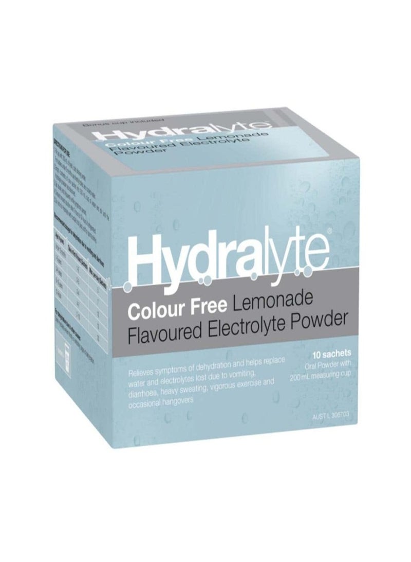 Hydralyte Sachets Lemonade 10 Sachets - Image 1